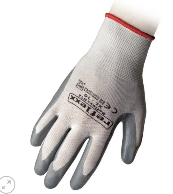 R12/L  GUANTO NYLON/NITRILE NERO TG.L