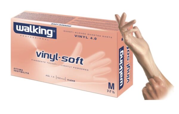 1011272 GUANTO VINILE W TG. M X100PZ
