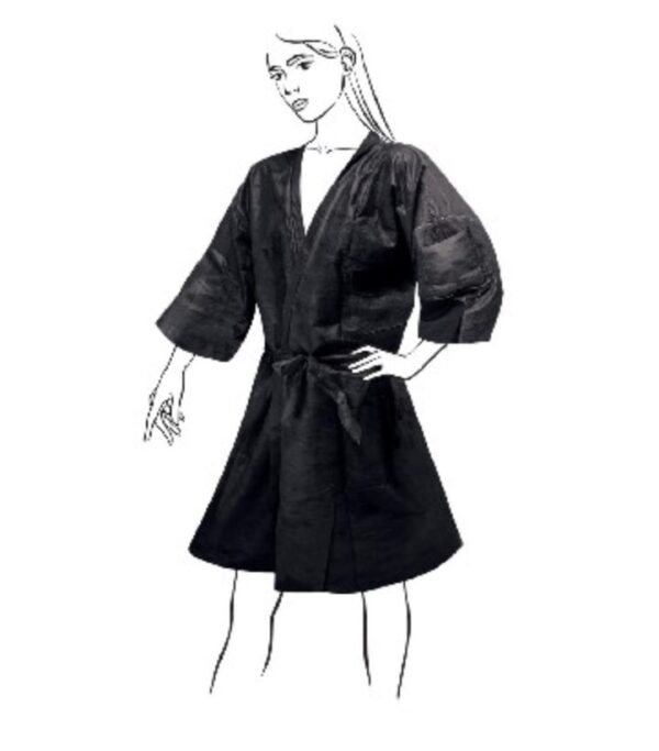 A80K-N KIMONO TNT NERO IMB. SING. PZ 1
