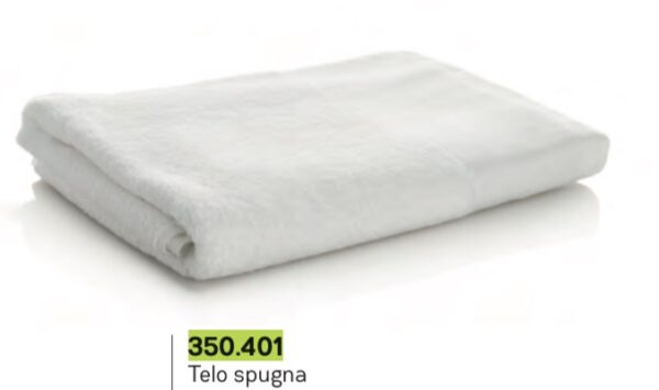 350.401 TELO SPUGNA BIANCO 75X150