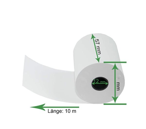 ROTOLI TERMICI OMOLOGATI MM57X30 X10RT