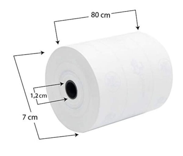 ROTOLI TERMICI OMOLOGATI MM.80X80 X10RT